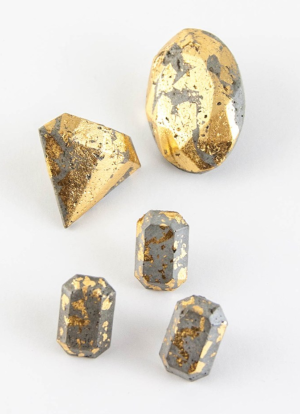 Concrete & Gold Jewelry Class with Terrie Hoefer at The Workspace