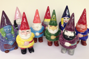 Paint Your Own Pottery Gnome Night at the Workspace