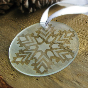 Etched Glass Ornament Walk-In Craft
